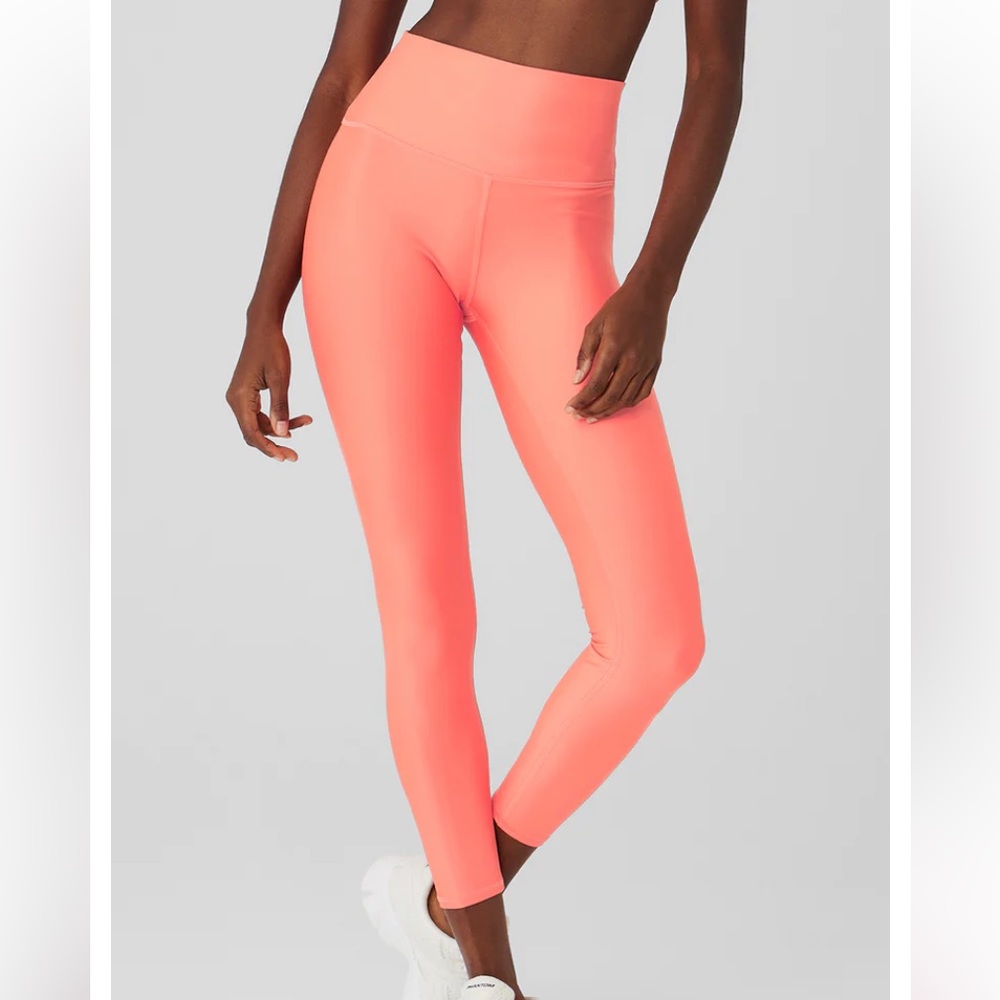 7/8 Airlift High Waist Legging “Candy Orange” - Picture 3 of 3